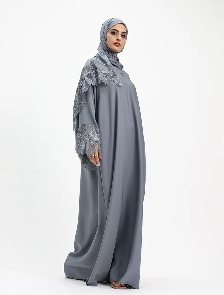Grey Heyam Abaya - Image 5