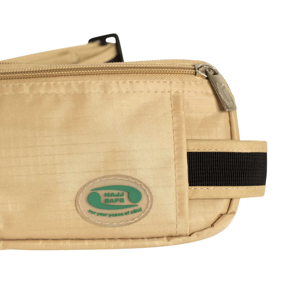 Anti-Theft Waist Bag And Ihram & hajj Belt for Men | Beige - Image 11