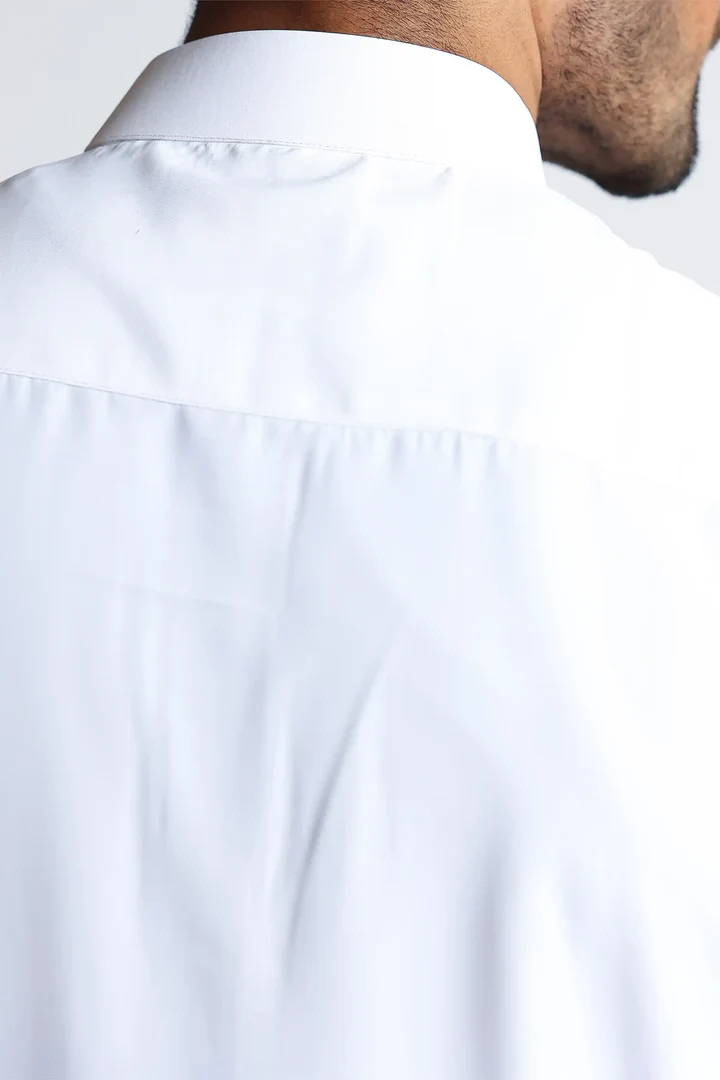 White Collar Thobe By Al noor- J150 - Image 4