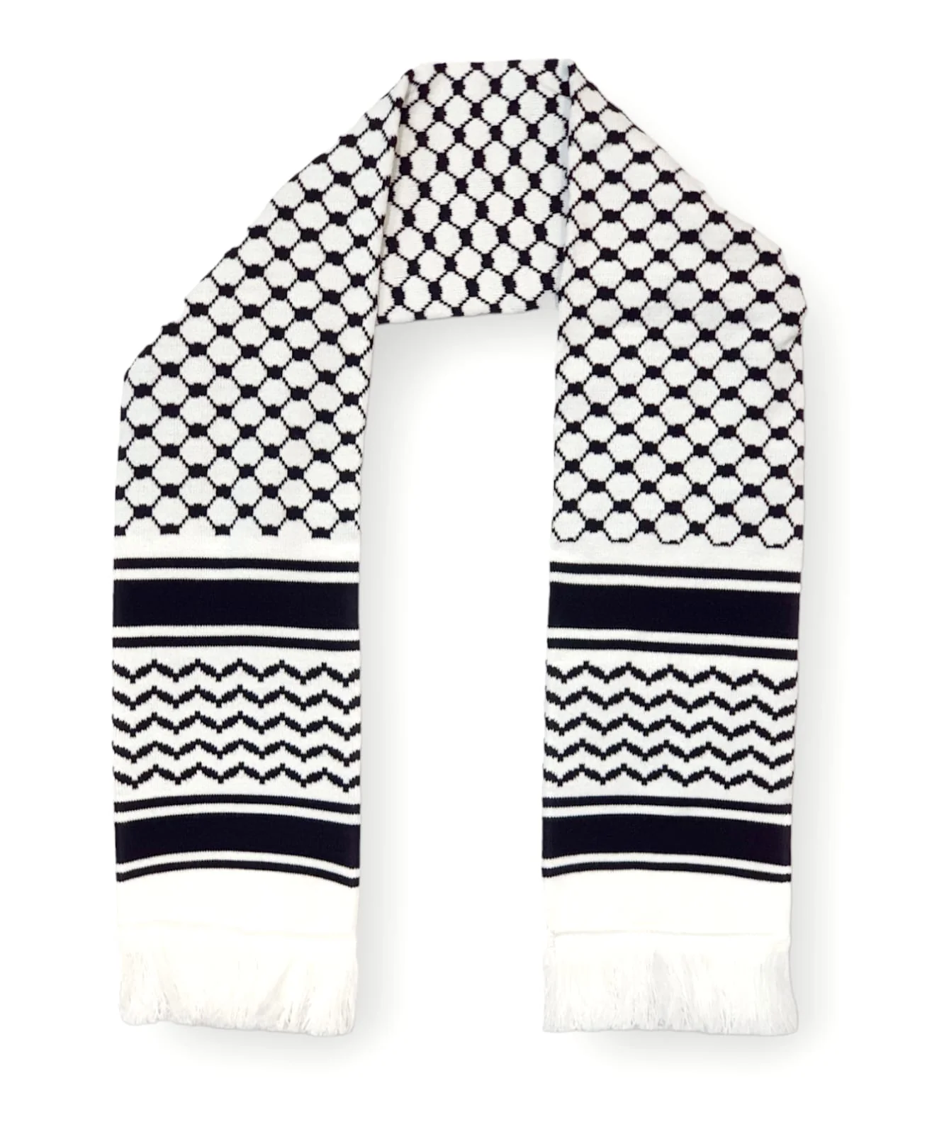 Men's Palestinian Muffler Scarf, Long Winter Neckwear Super Soft and Comfy - Image 5